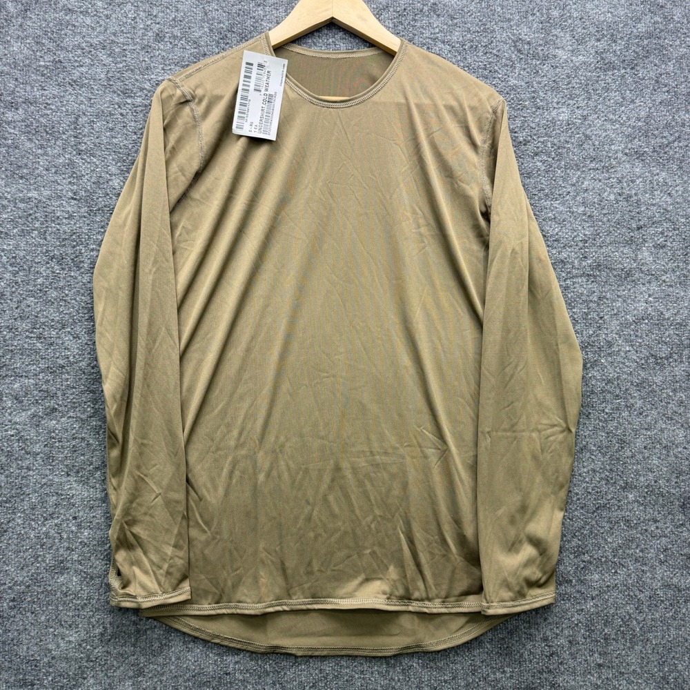 Peckham Gen III Cold Weather Undershirt Mens Small Regular Brown Long Sleeve Tee